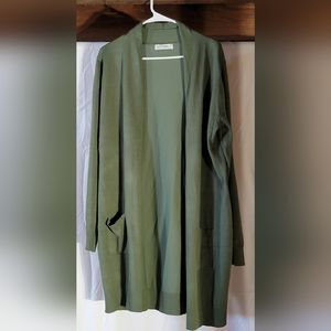 Green cardigan XL